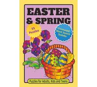 Easter & Spring Puzzles for Adults, Kids and Teens: Crosswords, Word Search, and Sudoku Puzzles | Easter, Springtime and More | Easy to Read | 6 x 9 ... Finish Cover | Perfect for Easter Gift Basket