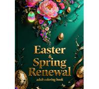 Easter & Spring Renewal: A Relaxing Adult Coloring Book for Easter Joy, Floral Beauty, and Seasonal Rebirth