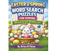 EASTER & SPRING WORD SEARCH PUZZLES FOR SENIOR: LARGE PUZZLES 2000- UNIQUE WORDS RELAXING BRAIN GAMES