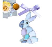 Easter Standing Bunny- Handmade Straw Bunny With Carrot Figura | Outdoor Bu-nny Solar Light Figura Decoración | Easter Decor Bu-nny Sculpture | For Bookshelf Dining Table Windowsill Bedside