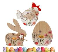 Easter Table Decorations, Spring Holiday Rabbit Ornament, 6.6x5.1 Inches Statue with Silhouette Build, Professional Bunny Centerpiece, Tiered Tray Decor with Modern Style, Holiday Gear for Mantel