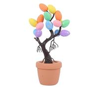 Easter Tabletop, Festive Tree Decoration, Artificial Ornament Foam PP Material Spring Desk Display for Holiday and Festivity, 9,06 x 2,76 x 2,76 pulgadas, Colorful