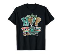 Easter Teacher Leopard Animal Decor Funny Hip Hop Easter Camiseta