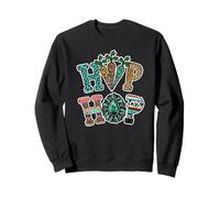 Easter Teacher Leopard Animal Decor Funny Hip Hop Easter Sudadera