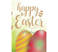 Easter Themed Notebook: 6x9 Wide Ruled | Great for all ages for the Holiday Basket for journaling, writing and much more!