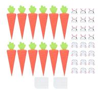 Easter Treat Boxes - Favour Gift Boxes | Carrot Shape Candy Storage Organizer | Easter Bunny | For Spring Holidays Birthday Men Women Kids Children Boys Girls Youth Teens