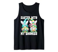Easter with My Gnomies Graphic For Family Bunny Ears GNOME Camiseta sin Mangas