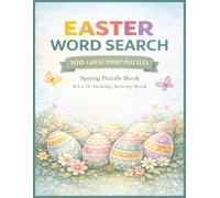 Easter Word Search: 100 Easter Word Search Puzzles | Large Print Spring Puzzle Book | 8.5 x 11 Easter Activity Book with Solutions