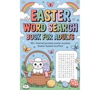 Easter Word Search Book for Adults: 50+ Themed Puzzles, Easter Basket Stuffers: Lexicon-Boosting Activity Companion for Grown-Ups