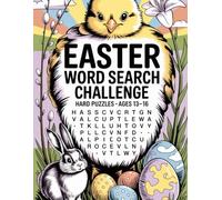 EASTER WORD SEARCH CHALLENGE: HARD PUZZLES - AGES 13-16: On-the-Go Puzzle Activity Workbook with Offline Time and Beginner-Friendly (Easter Word Search Collection)