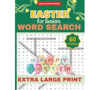 Easter Word Search Extra Large Print for Seniors: Easter Basket Stuffers - 60 Fun Easter & Spring Puzzles with Extra-Large Print for Seniors | 8.5×11 ... Solutions Included | The Perfect Easter Gift