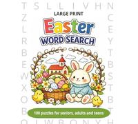 Easter Word Search for Adults - 100 Large Print Puzzles: Fun and Relaxing Easter Puzzle Book for Adults and Seniors | 8.5 x 11 in | Muliti-topic Easy-to-Read Large Print Brain Games with solutions