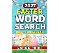 Easter Word Search for Adults, Large Print Puzzle Book: Easter Word Find Puzzles for Teens, Adults & Seniors