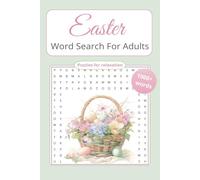 Easter Word Search for Adults - Relaxing Puzzles: 60 Easter-Themed Word Search Puzzles + 10 Bonus | Travel Size (6x9) | Fun, Relaxing Spring Puzzles ... Gift (Festive Holiday Word Search Series)