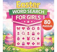 Easter Word Search for Girls: Fun Easter and Spring Puzzles for Kids (Easter Activity Books by Lumo Lab)