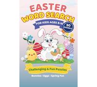 Easter Word Search for Kids Ages 8-10: Easter Word Search for Kids Ages 8-10 Fun & Easy Puzzles with 50 Word Search Games for Kids | 1 Puzzle per Page ... Included.. Gift for the Easter holiday