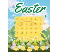Easter Word Search for Kids: Fun and Easy Easter Word Search Puzzles for Kids, Teens and Adults | Large Print Holiday Activity Book for Family Fun