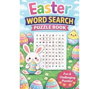 Easter Word Search Puzzle Book: 50 Fun & Challenging Puzzles with Solutions | Holiday Activity Book for Kids, Teens & Adults
