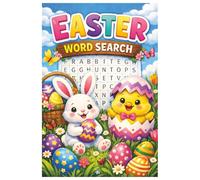 Easter Word Search Puzzle Book: Easter Backet Stuffer Activity Book for Kids, Teens, and Adults! Easy to read print | 50+ Puzzles | 110 Pages | 6x9 | Calming Anxiety Relief