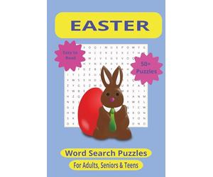 Easter Word Search Puzzle Book: The Ultimate Easter Word Search | 55 Themed Puzzles for Adults, Seniors & Teens