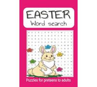 Easter Word Search Puzzle Book: Word search with easy to read print about Easter fun topics and more. 6x9 ,110 pages, over 50 puzzles
