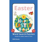 Easter Word Search Puzzles: Word Searches with Easy-To-Read Print about Easter Egg Hunt, Celebrations, Traditions and More 6x9 inches, 110 pages, 50+ ... Gift for Vacations, Holidays and Free Times