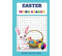 Easter Word Search: Word Search with Easy to Read Print about Easter, Spring, and More | 6x9 inches, 25 pages | Gift for Vacations, Holidays, and More. Great for Kids | Makes a Great Basket Stuffer.