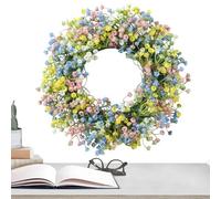 Easter Wreaths, Easter Baby's Breath Wreaths For Wedding Decorative For Entryway Kitchen Bedroom Family Gathering Party Wedding
