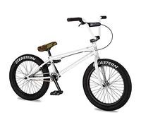 Eastern Bikes Traildigger Bicicleta BMX de 20 pulgadas, cuadro de cromoly totalmente ligero y tubo de dirección (blanco)