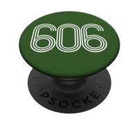 Eastern Kentucky 606 Appalachian Código de área American Graphic PopSockets PopGrip Adhesivo
