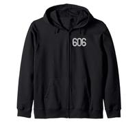 Eastern Kentucky 606 Appalachian Código de área American Graphic Sudadera con Capucha
