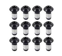 EASTERN POWER 12 Pcs Tornillos Bicicleta, MTB Tornillo Disco Freno de Bicicleta Montaña, Bici M5x10mm Disc Freno Pernos del Rotor, Negro