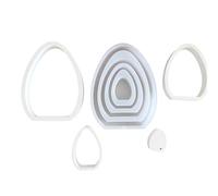 Easters Star - Molde de silicona resistente para decoración del hogar para manualidades, velas, jabones y proyectos multiusos