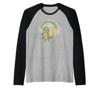 Eastersaurus Rex Funny T-Rex - Orejas de Conejo de Pascua para niños y niños Camiseta Manga Raglan