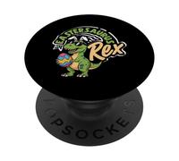 Eastersaurus Rex Funny T-Rex - Orejas de Conejo de Pascua para niños y niños PopSockets PopGrip Adhesivo