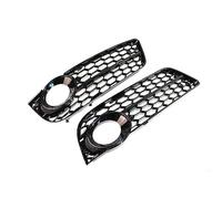 EASTERTIME Parachoques delantero de coche cromado negro, luz antiniebla, lámpara, rejilla, cubierta de rejilla, panal de abeja apto for Audi A5 Coupe/Sportback 2008-2011Cabriolet 10-118T0 807 682 Reji