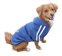 Eastlion Ropa Perro,Cálido Sudadera con Capucha para Perros Algodón Suéter Chaqueta Abrigo Costume Pullover para Mascota Pequeño Perro Gato (Azul Oscuro,L)