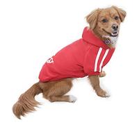 Eastlion Ropa Perro,Cálido Sudadera con Capucha para Perros Algodón Suéter Chaqueta Abrigo Costume Pullover para Mascota Pequeño Perro Gato (Rojo,XL)