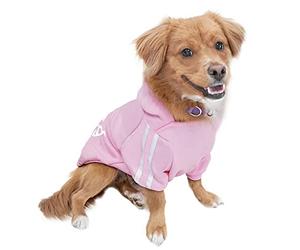 Eastlion Ropa Perro,Cálido Sudadera con Capucha para Perros Algodón Suéter Chaqueta Abrigo Costume Pullover para Mascota Pequeño Perro Gato (Rosado,XS)
