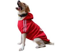 Eastlion Ropa Perro Grande,Cálido Sudadera con Capucha para Perros Algodón Suéter Chaqueta Abrigo Costume Pullover para Mascota Perro Gato (Rojo,7XL)