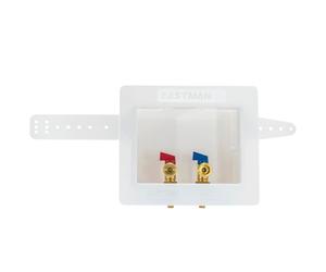 Eastman 60245 - Caja de salida doble PEX para lavadora de 1/2 pulgadas