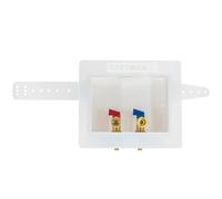 Eastman Conexión PEX de expansión de 1/2 pulgada x caja de salida MHT de 3/4 pulgadas para lavadora, accesorios de fontanería de latón, doble drenaje, 60261