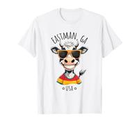 Eastman GA USA - Divertido, diseño de vaca Camiseta
