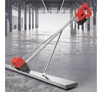 Eastnmythet Kit vibratorio de Regla de hormigón con Tablero de 2 cm/0,8 Pulgadas de Grosor, Herramienta eléctrica inalámbrica de Acabado de hormigón, Regla de manipulación de nivelación,220V