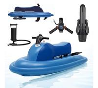 Eastnmythet Moto Acuática Hinchable con Motor, Tabla de Surf eléctrica con Propulsor Subacuático, Capacidad de 150 kg a 220 kg, Velocidad de 3 a 9 km/h, para Deportes Acuáticos 700W 16000mAh