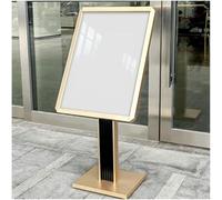 Eastnmythet Soporte para Carteles de 50 x 70 cm, Resistente, Ajustable Vertical y Horizontalmente, para Centros Comerciales, Escuelas, Restaurantes, Tiendas y Oficinas Gold
