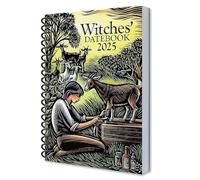 Eastocos Witches Datebook 2025 Modern Witch's Grimoire Journal Hermoso Novelty Planner semanal y mensual para los regalos de los amigos de la familia