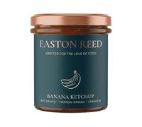 EASTON REED Banana Ketchup, Ketchup de Plátano - Elaborado artesanalmente en Alemania - Frutal y Suave con Curry y Mango - 280ml - Alternativa exótica al Ketchup sin picante - Gourmet