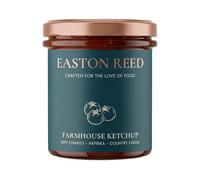 Easton Reed Farmhouse Ketchup - Elaborado artesanalmente en Alemania - Ketchup con trozos de tomate, pimiento y cebolla - 280ml - Salsa barbacoa gourmet rústica - Sin aromas artificiales