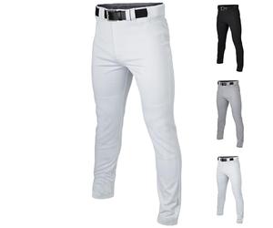 Easton Rival+ Baseball Pants | Full Length Semi-Relaxed Fit | Youth Sizes | Solid | Multiple Colors Pantalones de béisbol, Blanco, XL para Niños